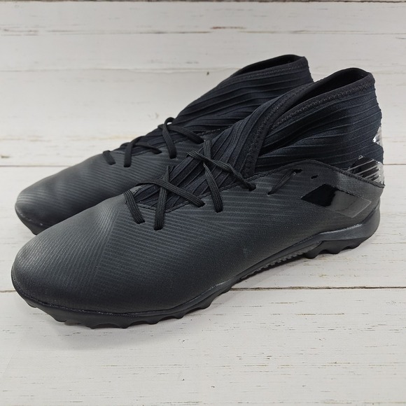 Adidas Nemeziz 19.3 FG Soccer Shoes Black Cleats Lace Up Mens Size 11 F34428